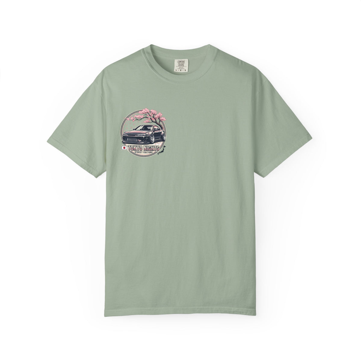 Tokyo Nights Car T-Shirt — JDM Drift Sakura Street Culture Tee