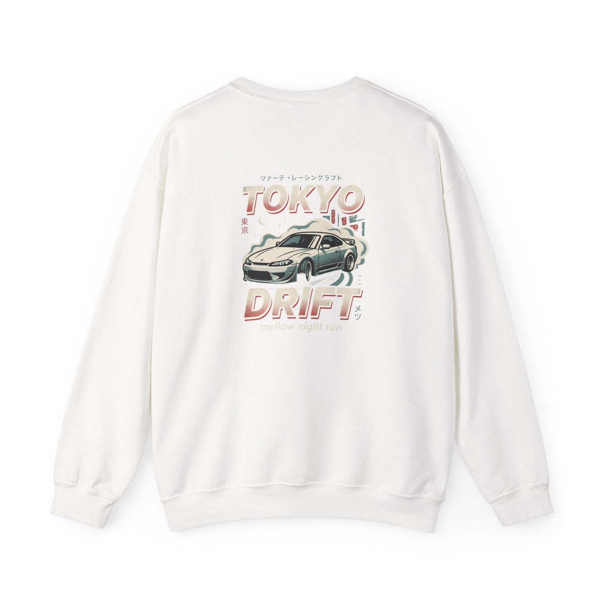 Tokyo Drift Car Crewneck Sweatshirt | Retro Racing Graphic