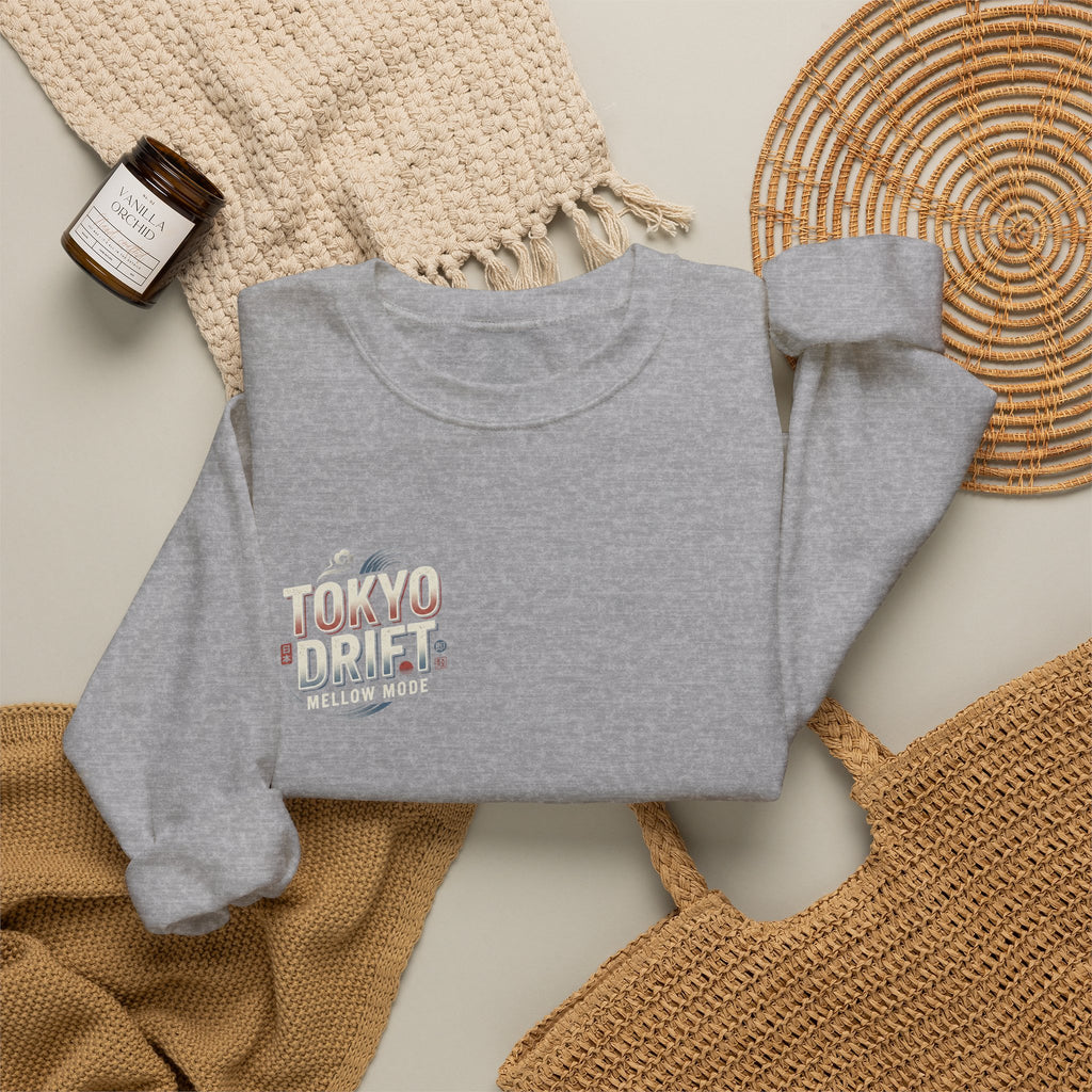Tokyo Drift Car Crewneck Sweatshirt | Retro Racing Graphic