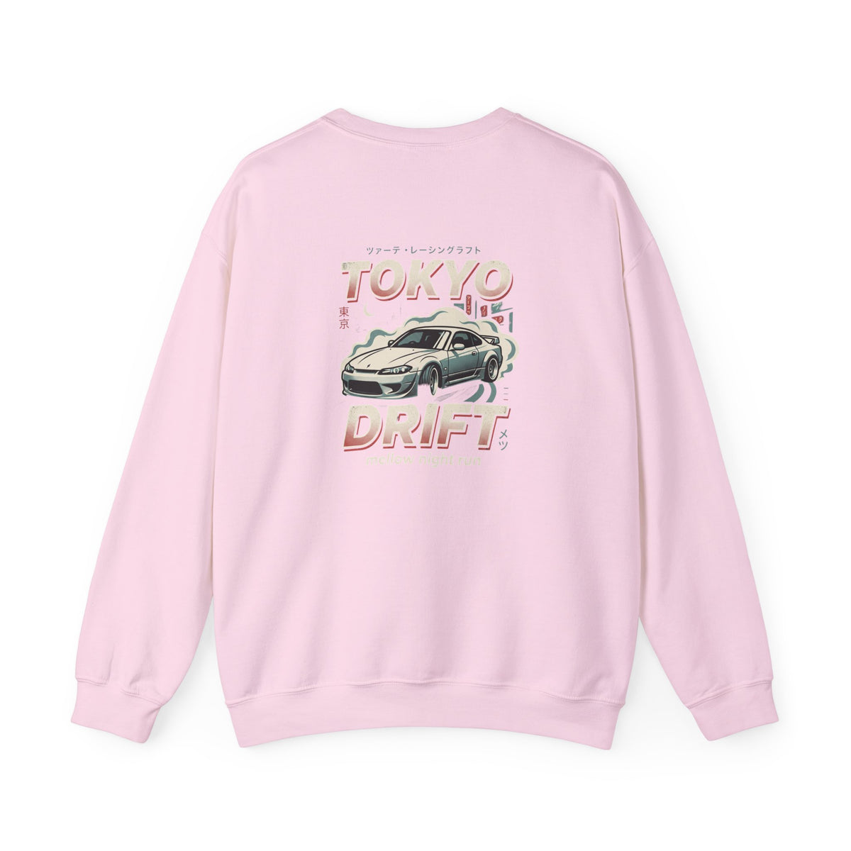 Tokyo Drift Car Crewneck Sweatshirt | Retro Racing Graphic