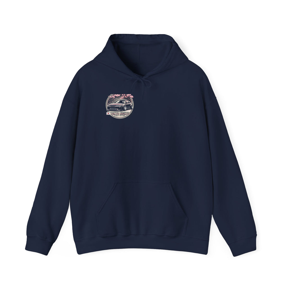 Vintage Car Sunset Graphic Hoodie