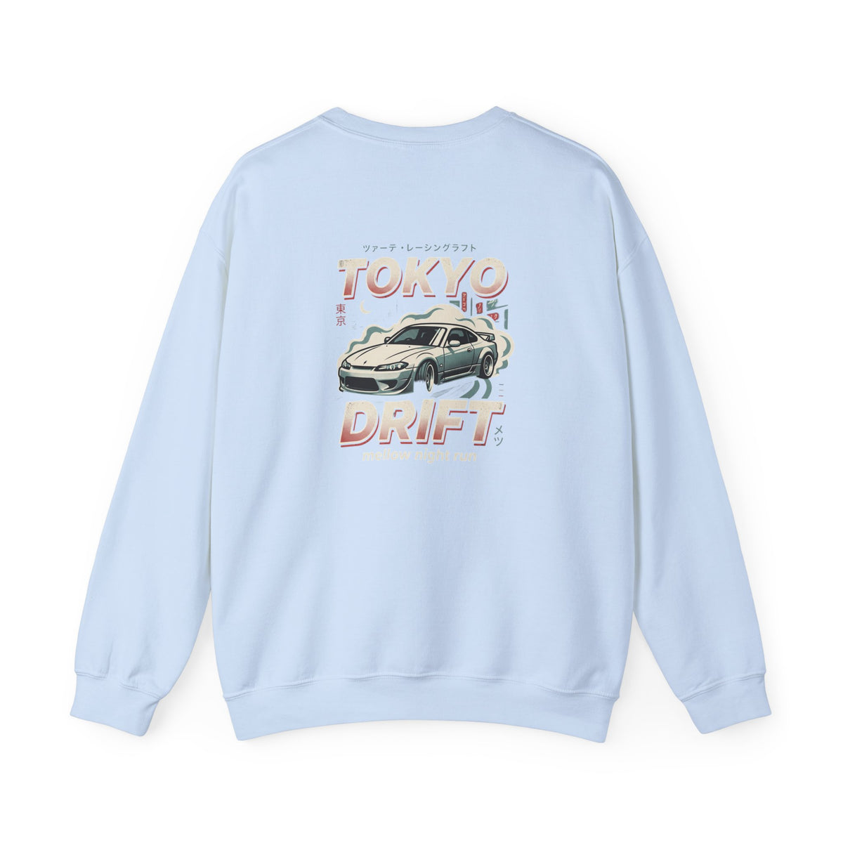 Tokyo Drift Car Crewneck Sweatshirt | Retro Racing Graphic