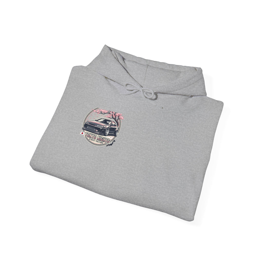 Vintage Car Sunset Graphic Hoodie