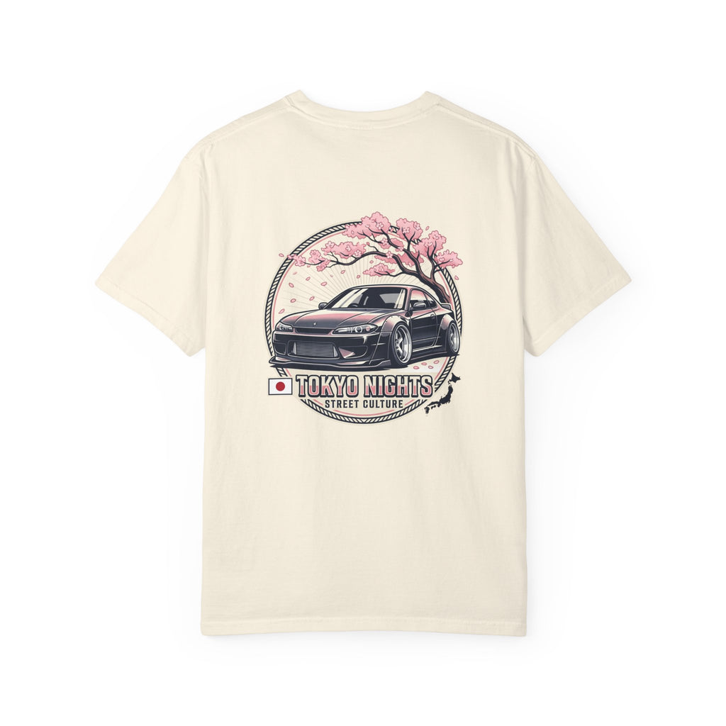 Tokyo Nights Car T-Shirt — JDM Drift Sakura Street Culture Tee