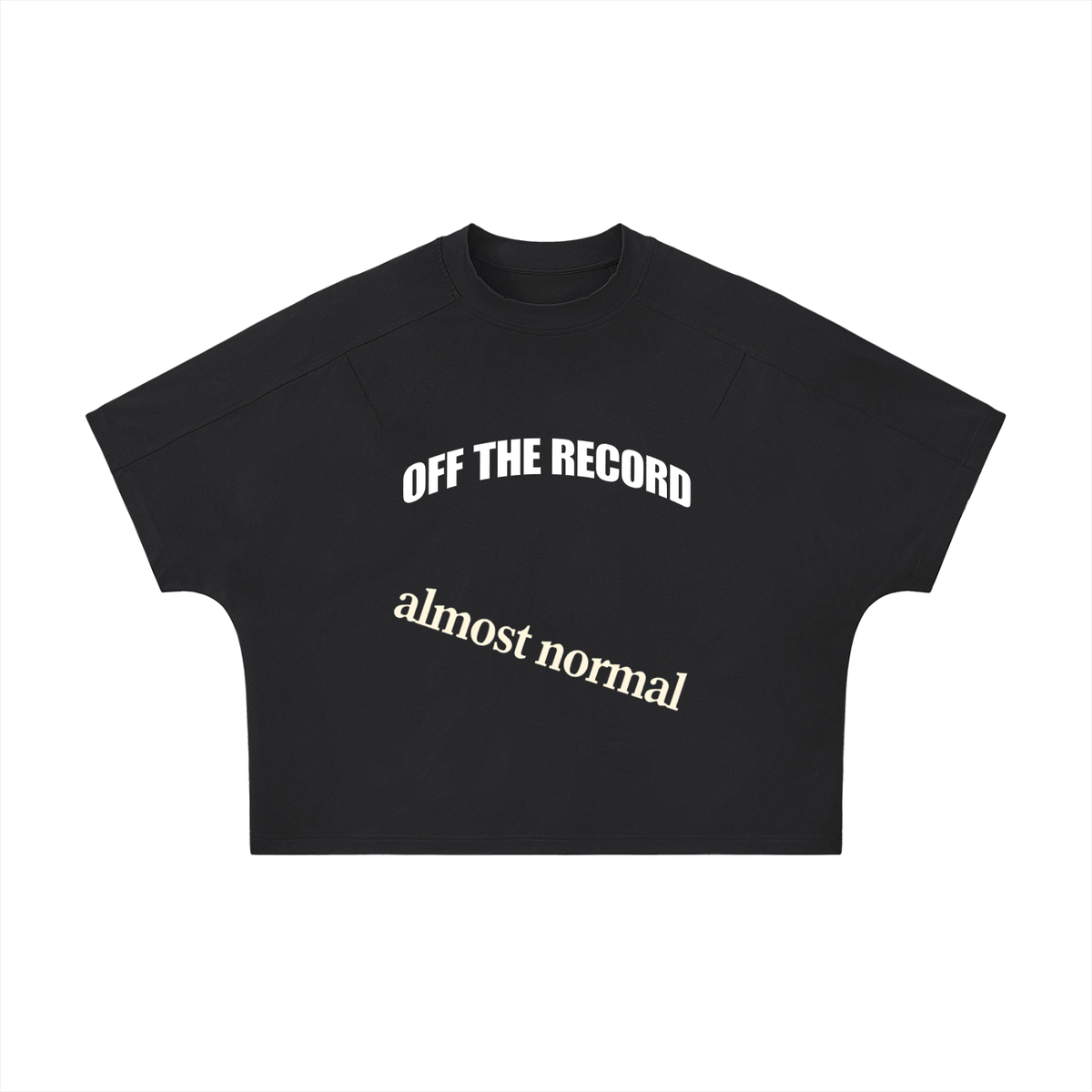 Unisex Boxy Tonal Paneling T-Shirt