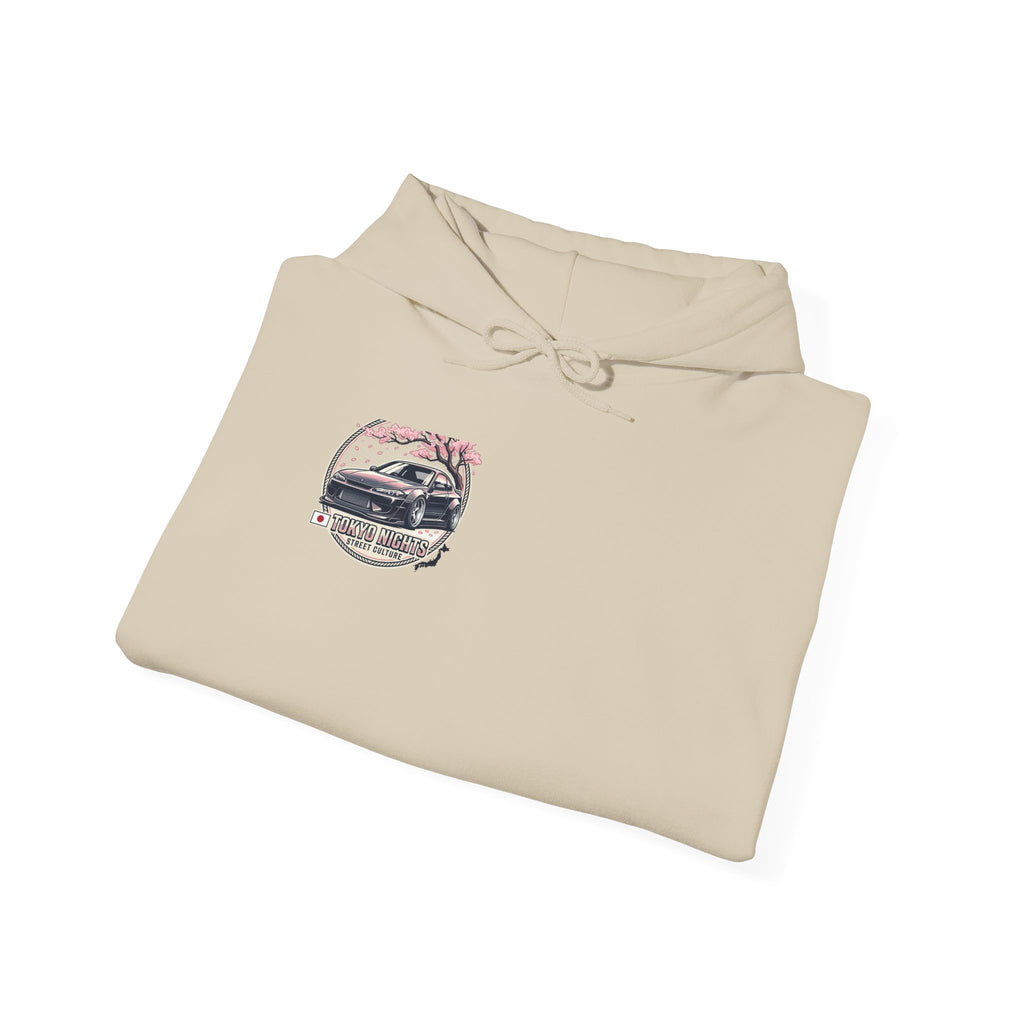 Vintage Car Sunset Graphic Hoodie