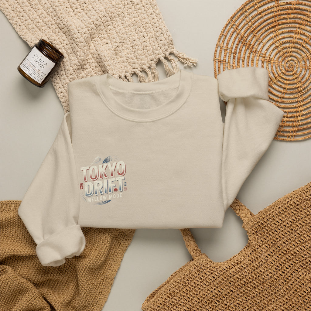 Tokyo Drift Car Crewneck Sweatshirt | Retro Racing Graphic