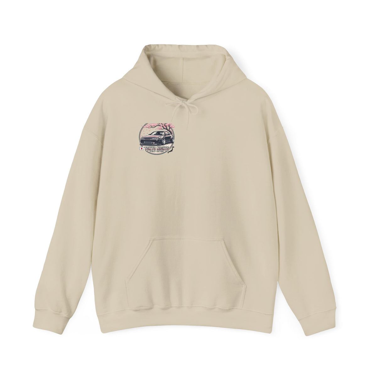 Vintage Car Sunset Graphic Hoodie