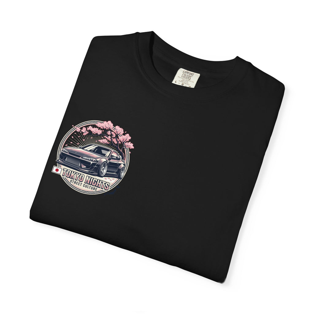 Tokyo Nights Car T-Shirt — JDM Drift Sakura Street Culture Tee