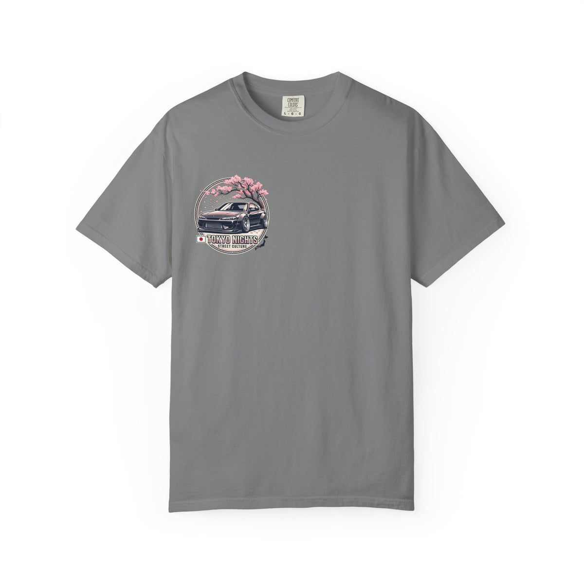 Tokyo Nights Car T-Shirt — JDM Drift Sakura Street Culture Tee