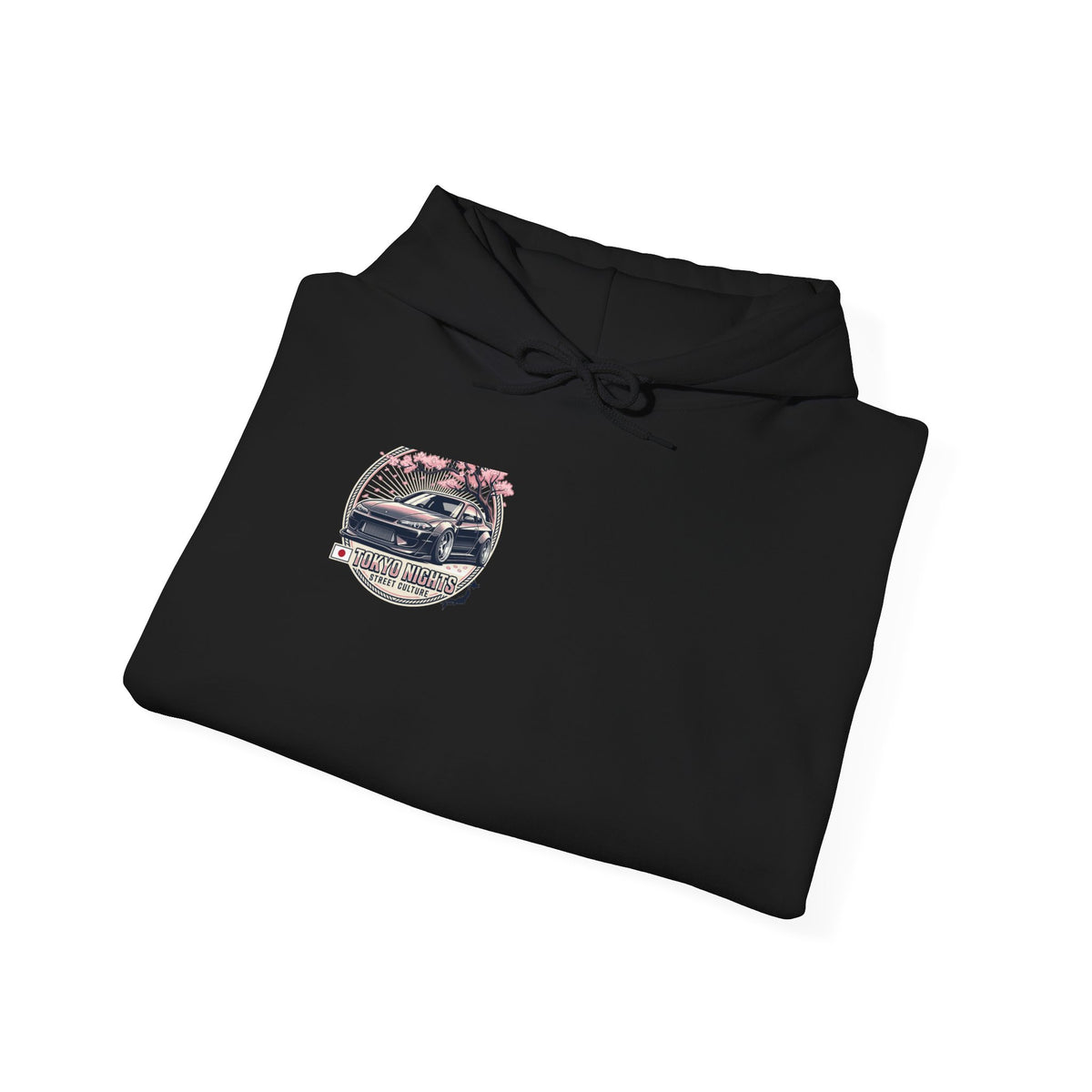 Vintage Car Sunset Graphic Hoodie