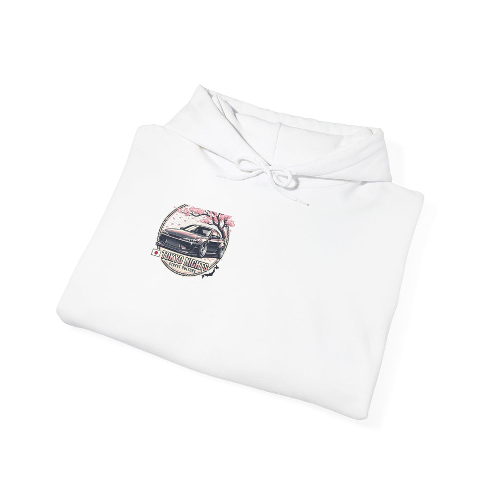 Vintage Car Sunset Graphic Hoodie