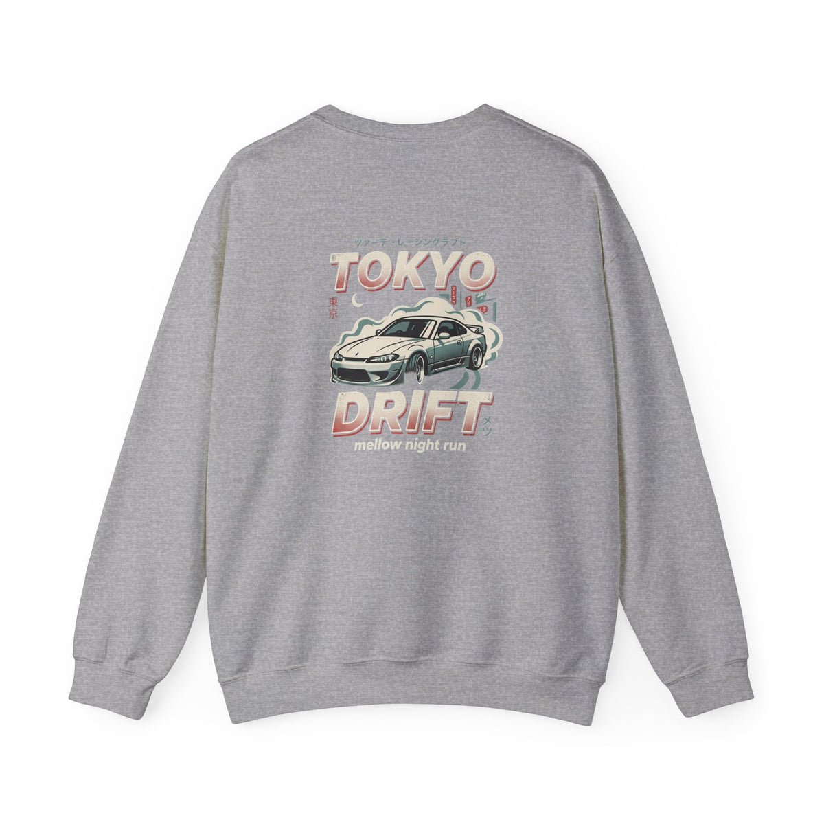 Tokyo Drift Car Crewneck Sweatshirt | Retro Racing Graphic