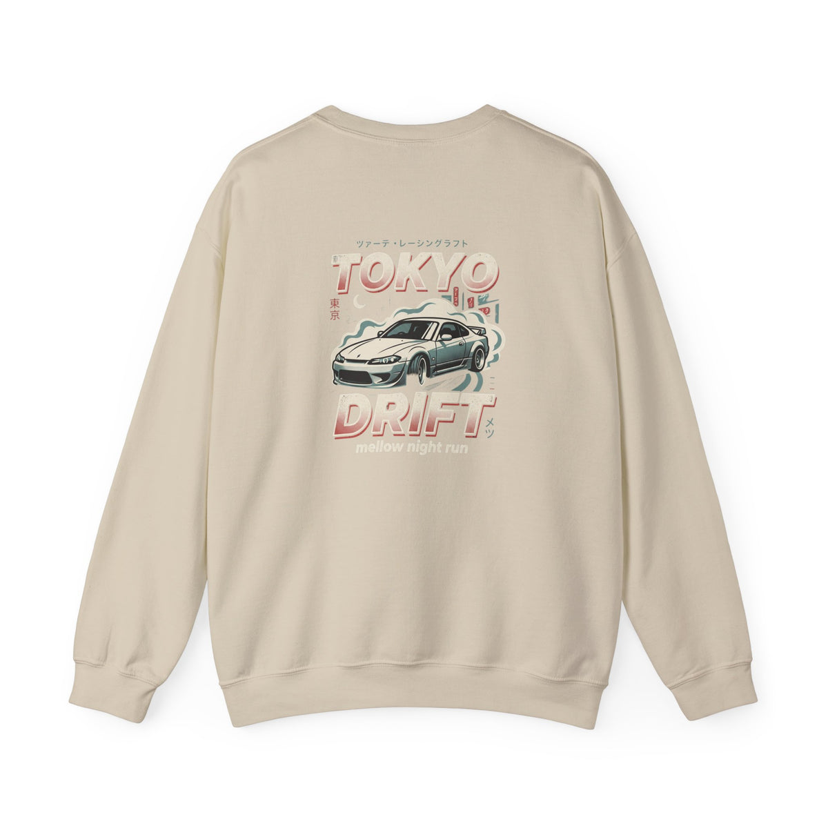 Tokyo Drift Car Crewneck Sweatshirt | Retro Racing Graphic
