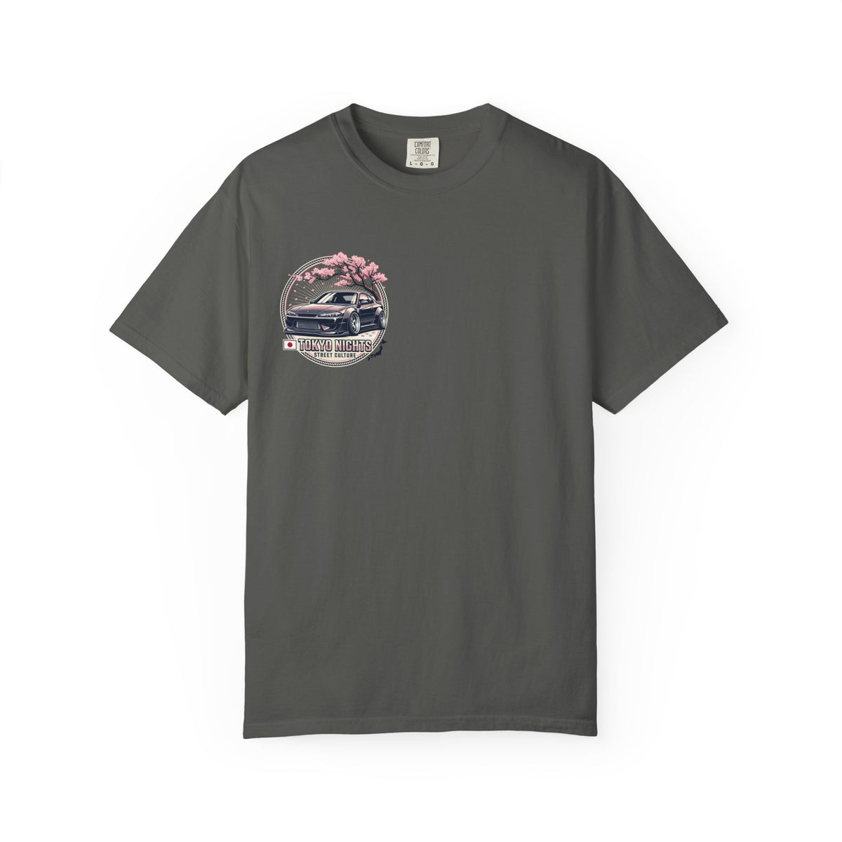 Tokyo Nights Car T-Shirt — JDM Drift Sakura Street Culture Tee