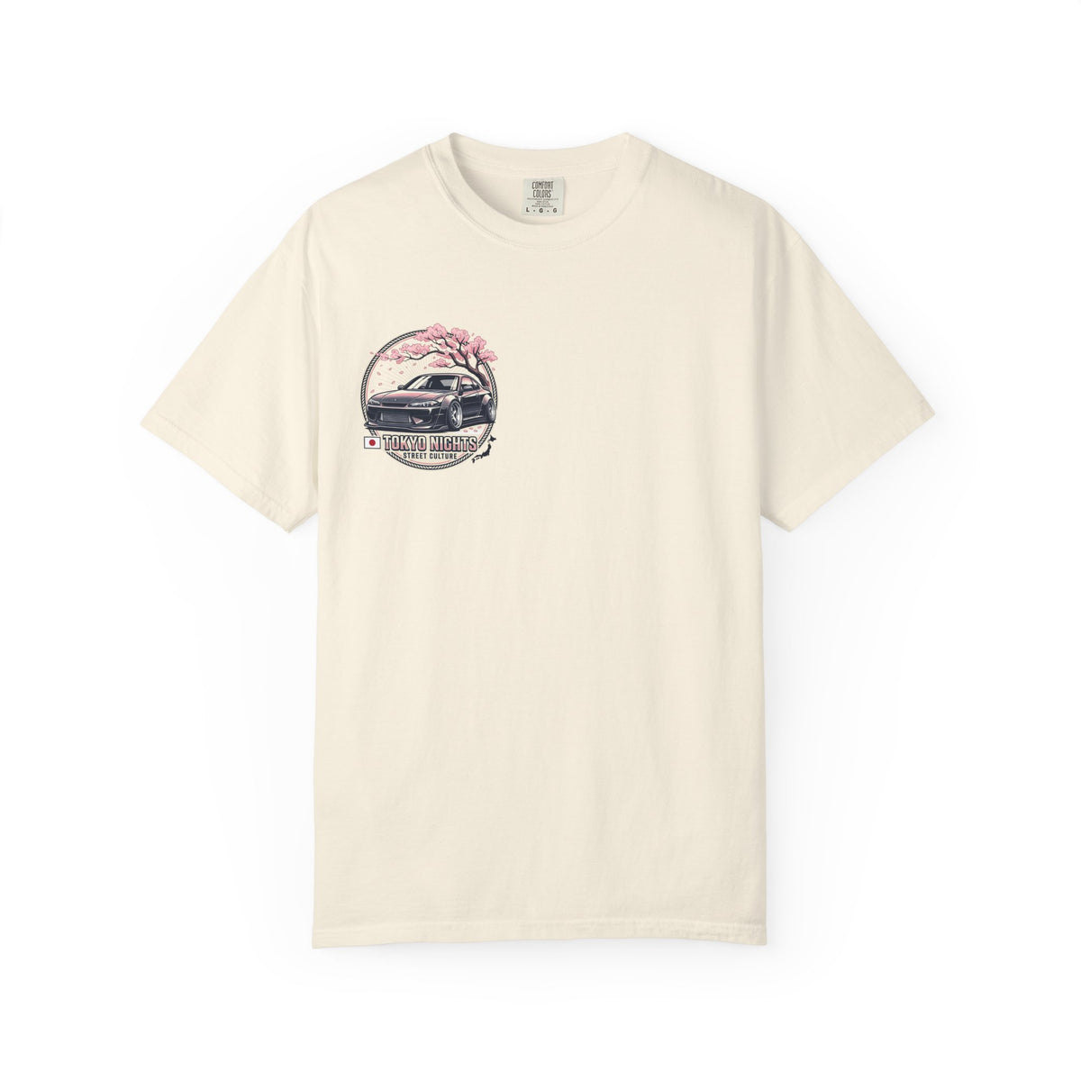 Tokyo Nights Car T-Shirt — JDM Drift Sakura Street Culture Tee
