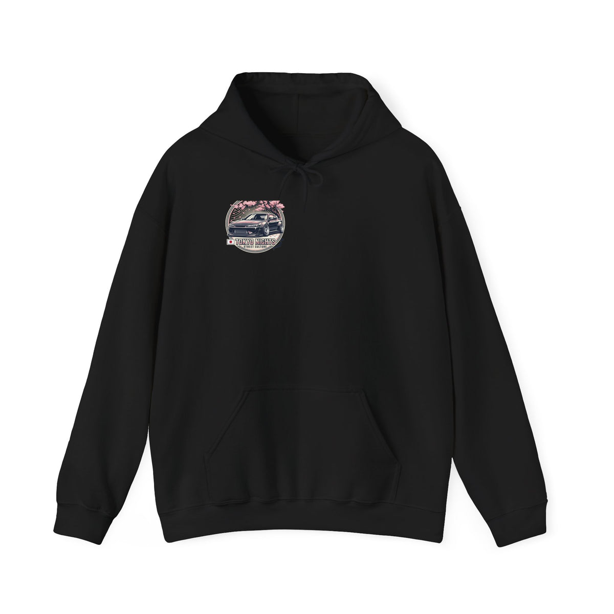 Vintage Car Sunset Graphic Hoodie