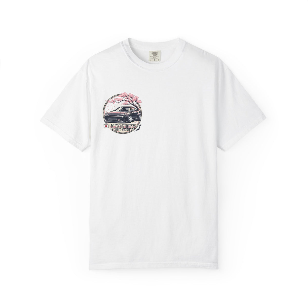 Tokyo Nights Car T-Shirt — JDM Drift Sakura Street Culture Tee